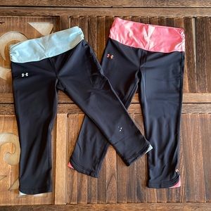 Bundle of 2 Under Armour Capris